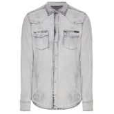 Dolce & Gabbana Gray Cotton Shirt - IT39 | S - Shirts