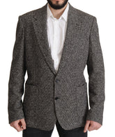 Dolce & Gabbana Gray Cotton Single Breasted Fantasy Blazer - IT44 | XS - Sport Jackets