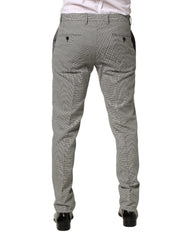 Dolce & Gabbana Gray Cotton Skinny Dress Formal Trouser Pants - IT50 | L