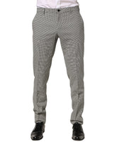 Dolce & Gabbana Gray Cotton Skinny Dress Formal Trouser Pants - IT50 | L