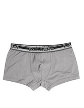 Dolce & Gabbana Gray Cotton Stretch Regular Boxer Underwear - IT4 | S - Boxer Briefs