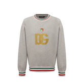 Dolce & Gabbana Gray Cotton Sweatshirt - IT46 | S
