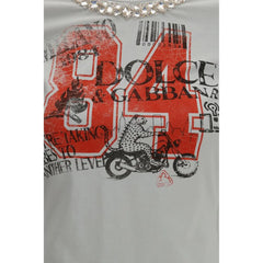 Dolce & Gabbana Gray Cotton T-Shirt - IT44 | L