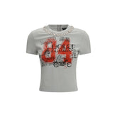 Dolce & Gabbana Gray Cotton T-Shirt - IT44 | L
