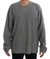 Dolce & Gabbana Gray Crewneck Pullover Silk Sweater - IT48 | M - Sweaters