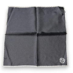 Dolce & Gabbana Gray Crown Logo Square Handkerchief Scarf - Scarves & Shawls