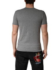 Dolce & Gabbana Gray DG Logo Crew Neck Men Underwear T-shirt - IT3 | XS