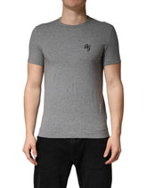 Dolce & Gabbana Gray DG Logo Crew Neck Men Underwear T-shirt - IT3 | XS