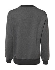 Dolce & Gabbana Gray DG Logo Embroidered Pullover Sweater - Sweaters