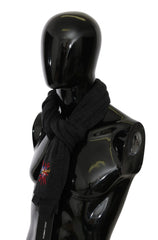 Dolce & Gabbana Gray #DGLovesLondon Wool Wrap Wool Scarf - Scarves & Shawls