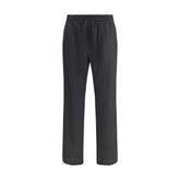 Dolce & Gabbana Gray Fleece Wool Casual Pants - IT46 | S