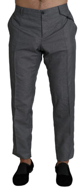 Dolce & Gabbana Gray Formal Dress Trouser Slim Fit Pants - IT54 | XL - Trousers