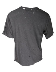 Dolce & Gabbana Gray Logo Crew Neck Short Sleeves T-shirt - IT54 | XL - T-Shirts