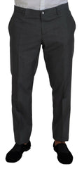 Dolce & Gabbana Gray MARTINI 3 Piece Slim Fit Suit - Suits