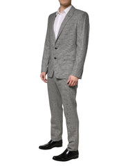 Dolce & Gabbana Gray MARTINI Single Breasted Formal 2PC Suit - IT50 | L