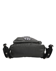 Dolce & Gabbana Gray Nylon Prince Forever School Travel Backpack Bag - Backpacks