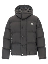 Dolce & Gabbana Gray Polyamide Full-Length Jacket