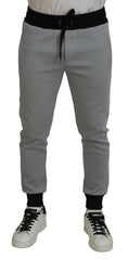 Dolce & Gabbana Gray Polyester Sweatpants Jogger Pants - IT48 | M - Joggers