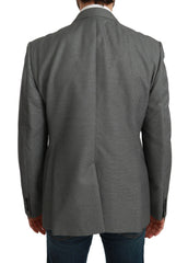 Dolce & Gabbana Gray Slim Fit Formal MARTINI Blazer - IT54 | XL - Sport Jackets