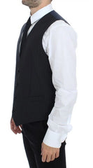 Dolce & Gabbana Gray Stretch Formal Dress Vest Gilet - IT50 | L - Vests
