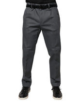 Dolce & Gabbana Gray Tapered Formal Dress Pants - IT52 | XL - Trousers