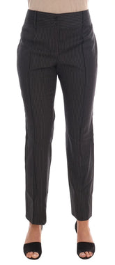 Dolce & Gabbana Gray Textile Dress Pants - IT46