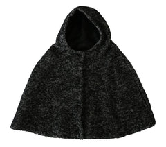 Dolce & Gabbana Gray Tweet Wool Kaftan Jacket Coat Top - 57 cm|S