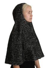 Dolce & Gabbana Gray Tweet Wool Kaftan Jacket Coat Top - 57 cm|S