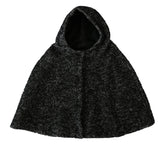 Dolce & Gabbana Gray Tweet Wool Kaftan Jacket Coat Top - 57 cm|S - Wrap Coats