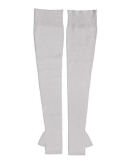 Dolce & Gabbana Gray Virgin Wool Knitted Fingerless Men Gloves