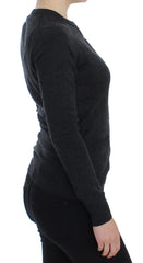 Dolce & Gabbana Gray Wool Button Cardigan Sweater - Cardigans