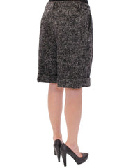 Dolce & Gabbana Gray wool shorts pants - IT44|L - Short Trousers