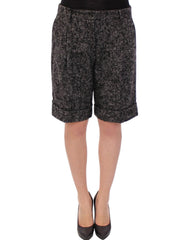 Dolce & Gabbana Gray wool shorts pants - IT44|L - Short Trousers