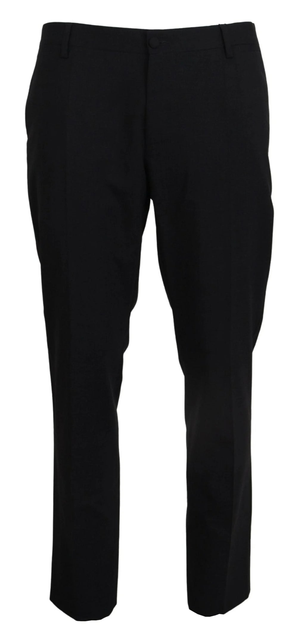 Dolce & Gabbana Gray Wool Stretch Dress Formal Slim Fit Pant - IT58 | XXL - Trousers