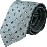 Dolce & Gabbana Green 100% Silk Patterned Adjustable Men Tie - Neckties