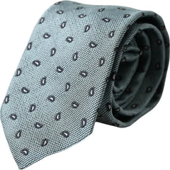Dolce & Gabbana Green 100% Silk Patterned Adjustable Men Tie - Neckties