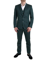 Dolce & Gabbana Green 3 Piece Single Breasted MARTINI Suit - IT44 | XS - Suits
