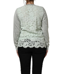 Dolce & Gabbana Green ButtonDown LongSleeve Cardigan Sweater - IT38 | XS