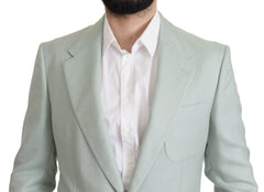 Dolce & Gabbana Green Cashmere Jacket Blazer Jacket - IT52 | L - Sport Jackets