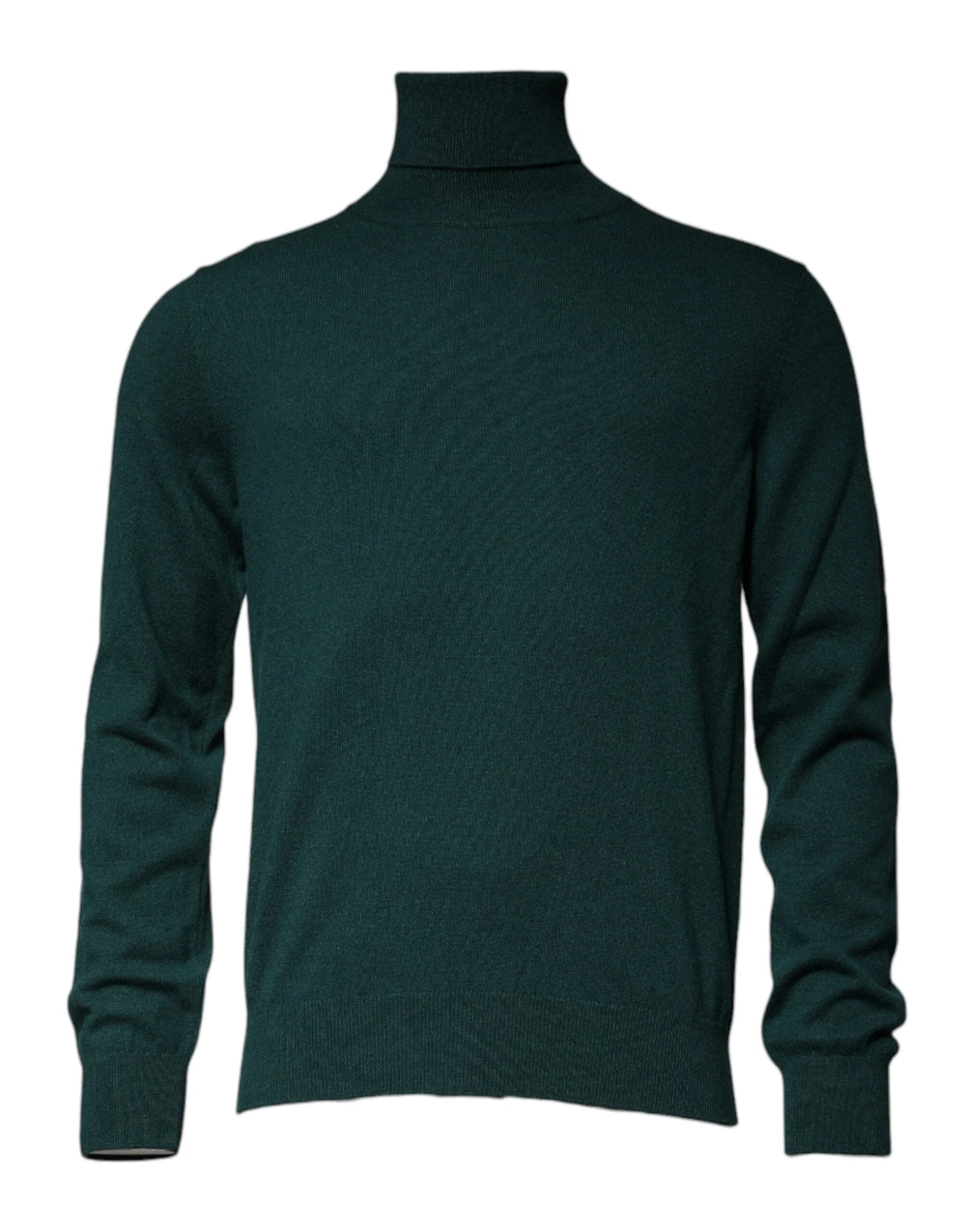 Dolce & Gabbana Green Cashmere Turtleneck Men Pullover Sweater - IT50 | L - Sweaters