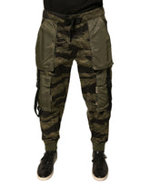 Dolce & Gabbana Green Cotton Jogger Cargo Pants - IT50 | L - Cargo Pants