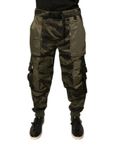 Dolce & Gabbana Green Cotton Jogger Cargo Pants - IT50 | L - Cargo Pants