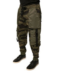 Dolce & Gabbana Green Cotton Jogger Cargo Pants - IT50 | L - Cargo Pants