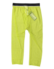 Dolce & Gabbana Green DG Logo Nylon Cropped Tights Underwear - IT2 | S - Hosiery