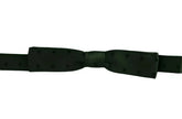 Dolce & Gabbana Green Dotted Silk Adjustable Neck Bow Tie - Neckties