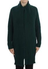 Dolce & Gabbana Green Knitted Cashmere Cardigan - Cardigans