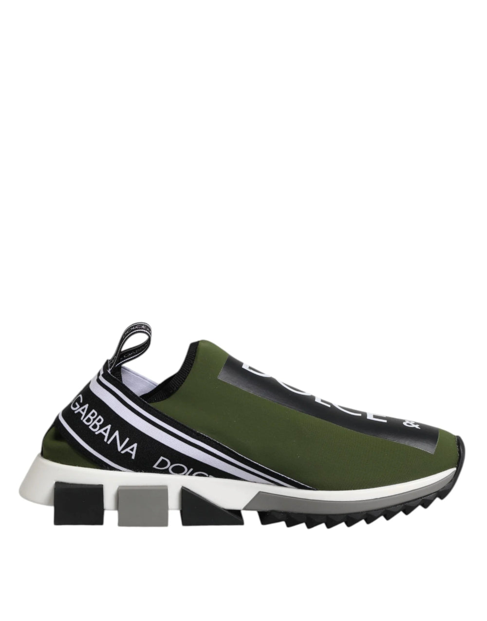 Dolce & Gabbana Green Logo Low Top Sorrento Men Sneakers Shoes - Sneakers