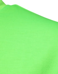 Dolce & Gabbana Green Logo Polyester Crew Neck T-shirt - IT44 | XS - T-Shirts