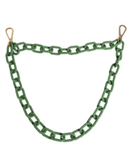 Dolce & Gabbana Green Plexy Acrylic Chunky Gold Hardware Wallet Chain - Wallet Chains