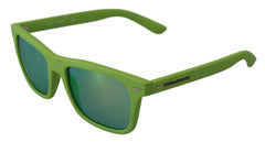 Dolce & Gabbana Green Rubber Full Rim Frame Shades DG6095 Acid Sunglasses - Sunglasses